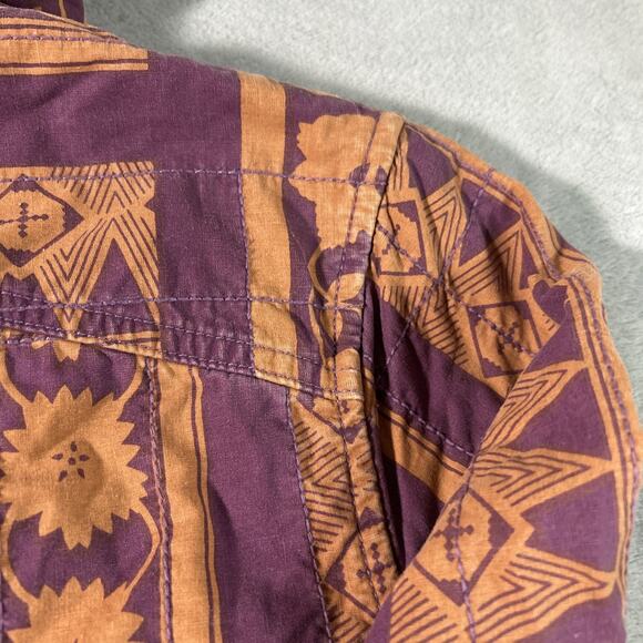 Y2k 2000s Gramicci Retro Anorak Patchwork Jacket Hoodie Mens Small Hawaiian VTG - Picture 8 of 16